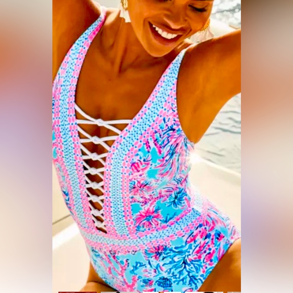 Brand new beautiful Lilly Pulitzer one piece suit. All tags attached.